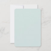 かわいいカラフルマカロンパターンと水玉模様 出欠カード (裏面)