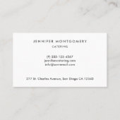 かわいいカラフルマカロンパターンと水玉模様 名刺 (裏面)