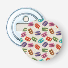 かわいいカラフルマカロンパターンと水玉模様 栓抜き