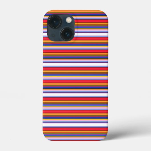 かわいいカラフルマジックストライプ Case-Mate iPhoneケース (裏面)