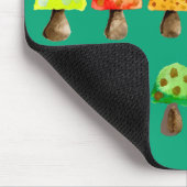 かわいいカラフルマッシュルームマウスパッド マウスパッド (コーナー)