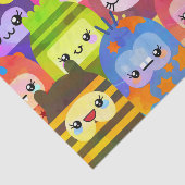 かわいいカラフルマンガの人キャラクター 薄葉紙 (詳細)