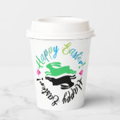 かわいいカラフルマンガ復活祭紙カップ 紙コップ (裏面)