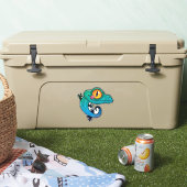 かわいいカラフルマンガGecko シール (クーラー)