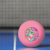 かわいいカラフルミックス抽象芸術モンスタースキッチントーウ 卓球ボール (ネット)