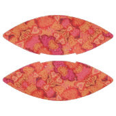 かわいいカラフルモザイクハート背景デザイン アメリカンフットボール (パネル)