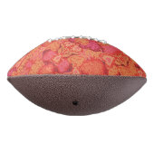 かわいいカラフルモザイクハート背景デザイン アメリカンフットボール (回転270)