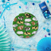 かわいいカラフルモルモット ペーパープレート (パーティー)