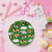 かわいいカラフルモルモット ペーパープレート (パーティー)