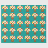 かわいいカラフルラッピング紙 ラッピングペーパー (フラット)