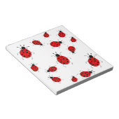 かわいいカラフルラディバグクリップアート ノートパッド (アングル)