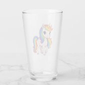 かわいいカラフルレインボーユニコーン タンブラーグラス (裏面)