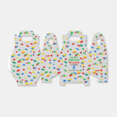 かわいいカラフルレンガ建物ブロック子供の誕生日 フェイバーボックス (折り畳みなし)