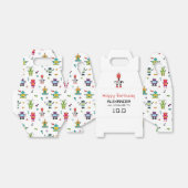 かわいいカラフルロボット子供ロボット誕生日パーティー フェイバーボックス (折り畳みなし)