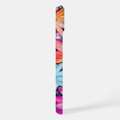 かわいいカラフルヴィンテージフラワーアート iPhoneケース (右側面)