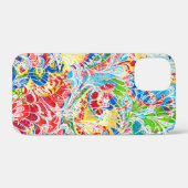 かわいいカラフルヴィンテージフローラ Case-Mate iPhoneケース (裏面 (横))