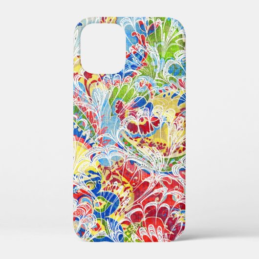 かわいいカラフルヴィンテージフローラ Case-Mate iPhoneケース (裏面)