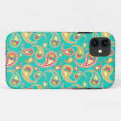 かわいいカラフルヴィンテージペイズリーパターン Case-Mate iPhoneケース (裏面(横))