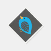 かわいいカラフル予測できなの鳥のナプキン スタンダードカクテルナプキン (角)