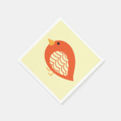 かわいいカラフル予測できなの鳥のナプキン スタンダードカクテルナプキン (角)