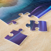 かわいいカラフル人魚 ジグソーパズル (側面)