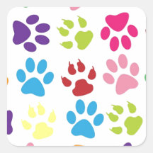 かわいいカラフル前足のパターン