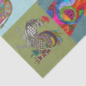 かわいいカラフル動物の品揃えティッシュペーパー 薄葉紙 (詳細)