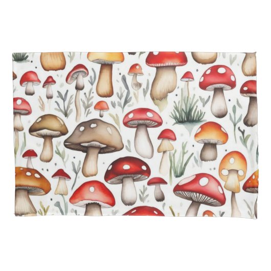 かわいいカラフル動物 枕カバー (正面)