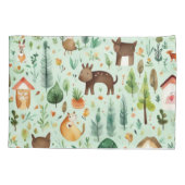 かわいいカラフル動物 枕カバー (裏面)