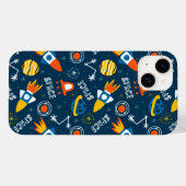 かわいいカラフル宇宙アドベンチャーパターン Case-Mate iPhoneケース (裏面 (横))