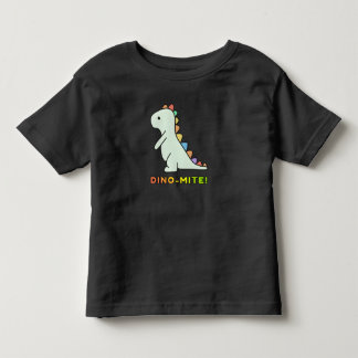 かわいいカラフル恐竜キッズTシャツ トドラーTシャツ