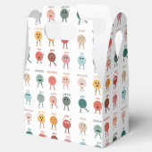 かわいいカラフル感覚感情顔表 フェイバーボックス (オープン)