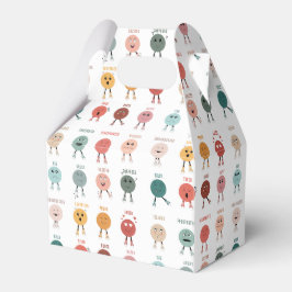 かわいいカラフル感覚感情顔表 フェイバーボックス