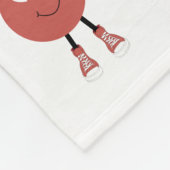 かわいいカラフル感覚感情顔表 フリースブランケット (角)