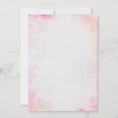 かわいいカラフル我々の小さなモンスターサンキューカード 招待状 (裏面)