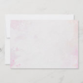 かわいいカラフル我々の小さなモンスターサンキューカード 招待状 (裏面)