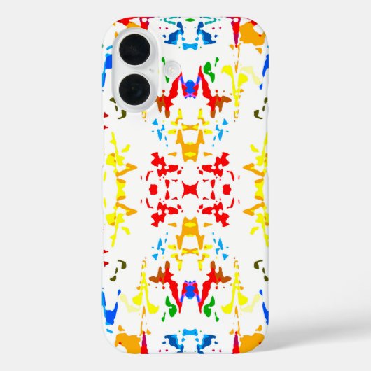 かわいいカラフル抽象スプラッター Case-Mate iPhoneケース (裏面)