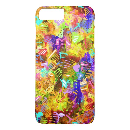かわいいカラフル抽象画 Case-Mate iPhoneケース (裏面)