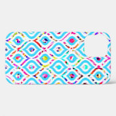 かわいいカラフル抽象芸術のジグザグ模様 Case-Mate iPhoneケース (裏面 (横))