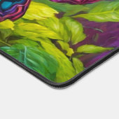 かわいいカラフル抽象芸術バタフライアート デスクマット (コーナー)