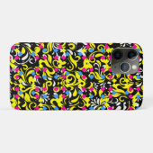 かわいいカラフル抽象芸術フローラ Case-Mate iPhoneケース (裏面(横))