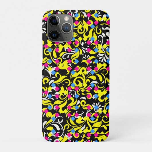 かわいいカラフル抽象芸術フローラ Case-Mate iPhoneケース (裏)