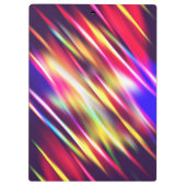 かわいいカラフル抽象芸術ライン装飾用クッションiPhone w クリップボード (裏面)