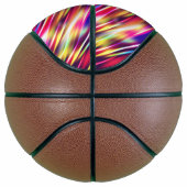 かわいいカラフル抽象芸術ライン装飾用クッションiPhone w バスケットボール (右)