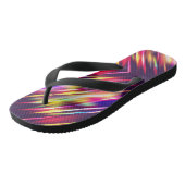 かわいいカラフル抽象芸術ライン装飾用クッションiPhone w ビーチサンダル (アングル)