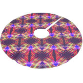 かわいいカラフル抽象芸術ライン装飾用クッションiPhone w ブラッシュドポリエステルツリースカート (アングル)