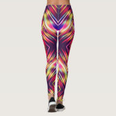 かわいいカラフル抽象芸術ライン装飾用クッションiPhone w レギンス (裏面)