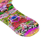 かわいいカラフル抽象芸術混合ペイズリー花 カッティングボード (角)