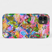 かわいいカラフル抽象芸術混合ペイズリー花 Case-Mate iPhoneケース (裏面(横))