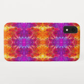 かわいいカラフル抽象芸術絵を描（ばちゃばちゃ）跳ねる Case-Mate iPhoneケース (裏面(横))